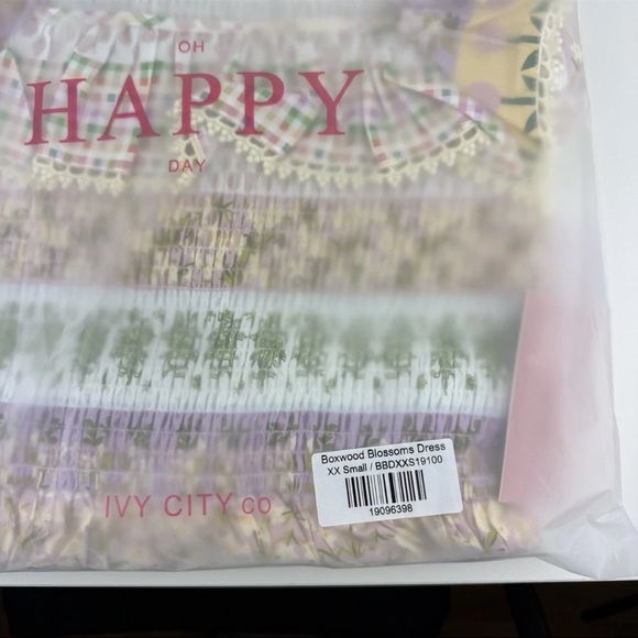 Ivy City Co Women's XXS Boxwood Blossoms Celeste Clark Easter Dress Cottagecore! - Picture 11 of 16